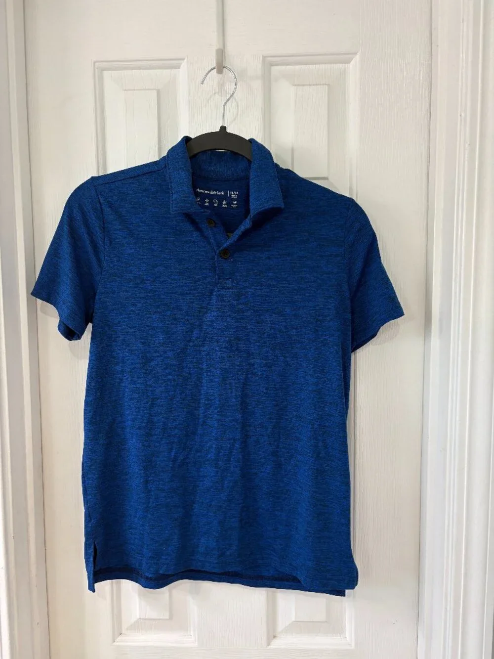 Abercrombie Boys Royal Blue Polo golf shirt Size Youth 12-14